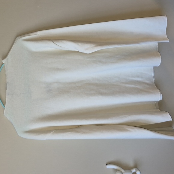 Zara 🆕️ Ribbed Cream Top - Picture 9 of 11